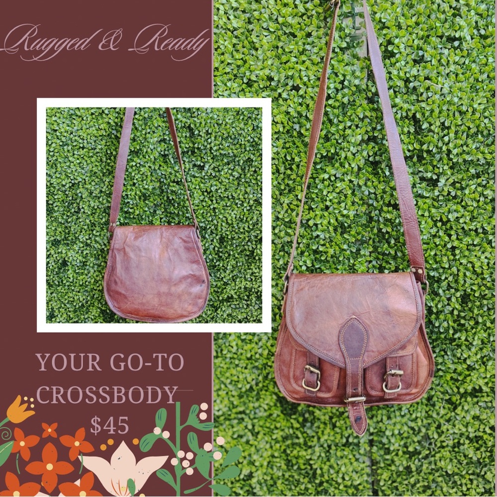Brown Leather Crossbody Bags